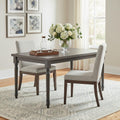 59 Gray Wood Dining Table