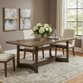 88 Oak Wood Trestle Base Dining Table