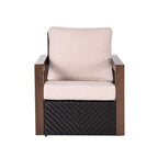 Delano 5-Piece Wicker Sectional Sofa Set