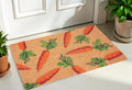 17 X 29 Natural And Orange Easter Carrots Coir Outdoor  Door Mat