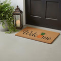 24 X 36 Black And Natural Coir Pineapple Welcome Outdoor Door Mat