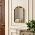 16 Gold Metal Arch Accent Mirror