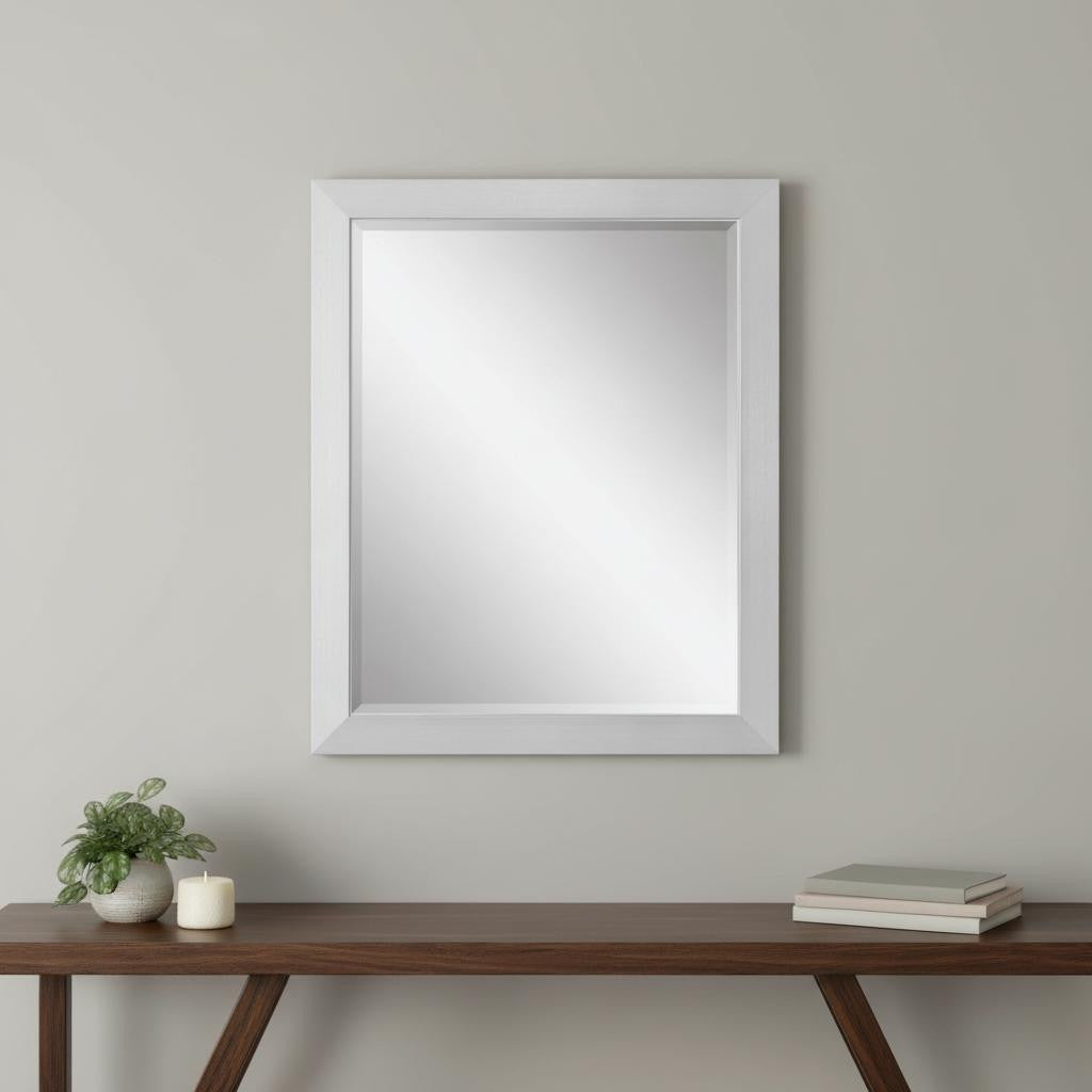 32 Silver Framed Accent Mirror