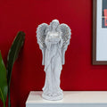 29 Gray Polyresin Angel Statue