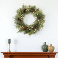 29 Green And Brown Christmas Pine Artificial Wreath