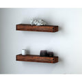 24 Distressed Floating Shelves (2 Pcs)