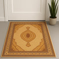 2 X 4 Red And Beige Moroccan Area Rug