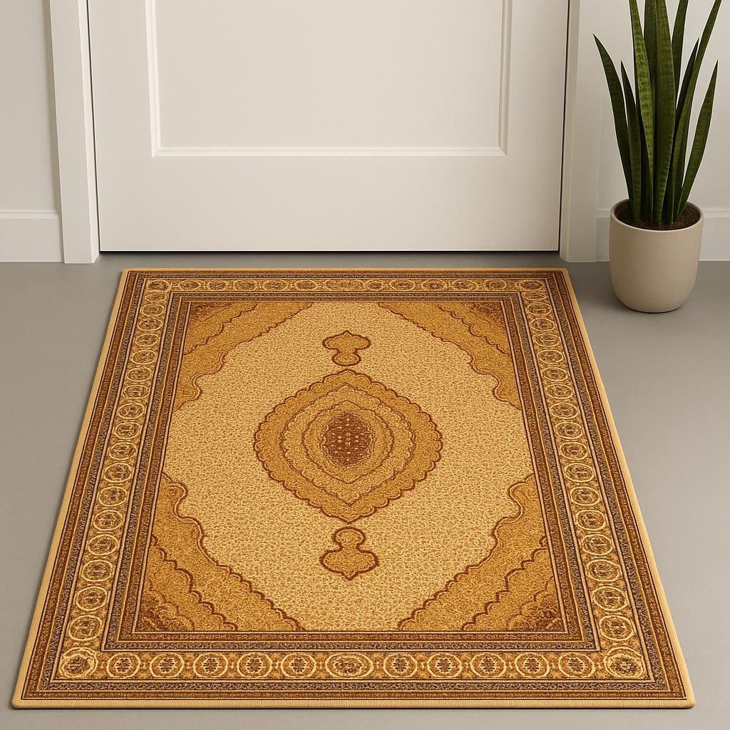 2 X 4 Red And Beige Moroccan Area Rug