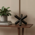 8 Black Metal Hand Painted Decorative Jack