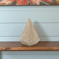 4 Natural Solid Wood Pyramid Decorative Sculpture