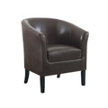 Linon Home Dcor Linon Home Decor Simon Club Chair, 33 x 28.25 x 25.5, Brown
