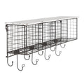 Linon 4-Cubby Wall Shelf, White - AHWE1238W1