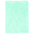 Linon Faux Sheepskin Blue 3 x 5
