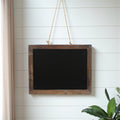 15 X 19 Brown Wood Hanging Chalkboard