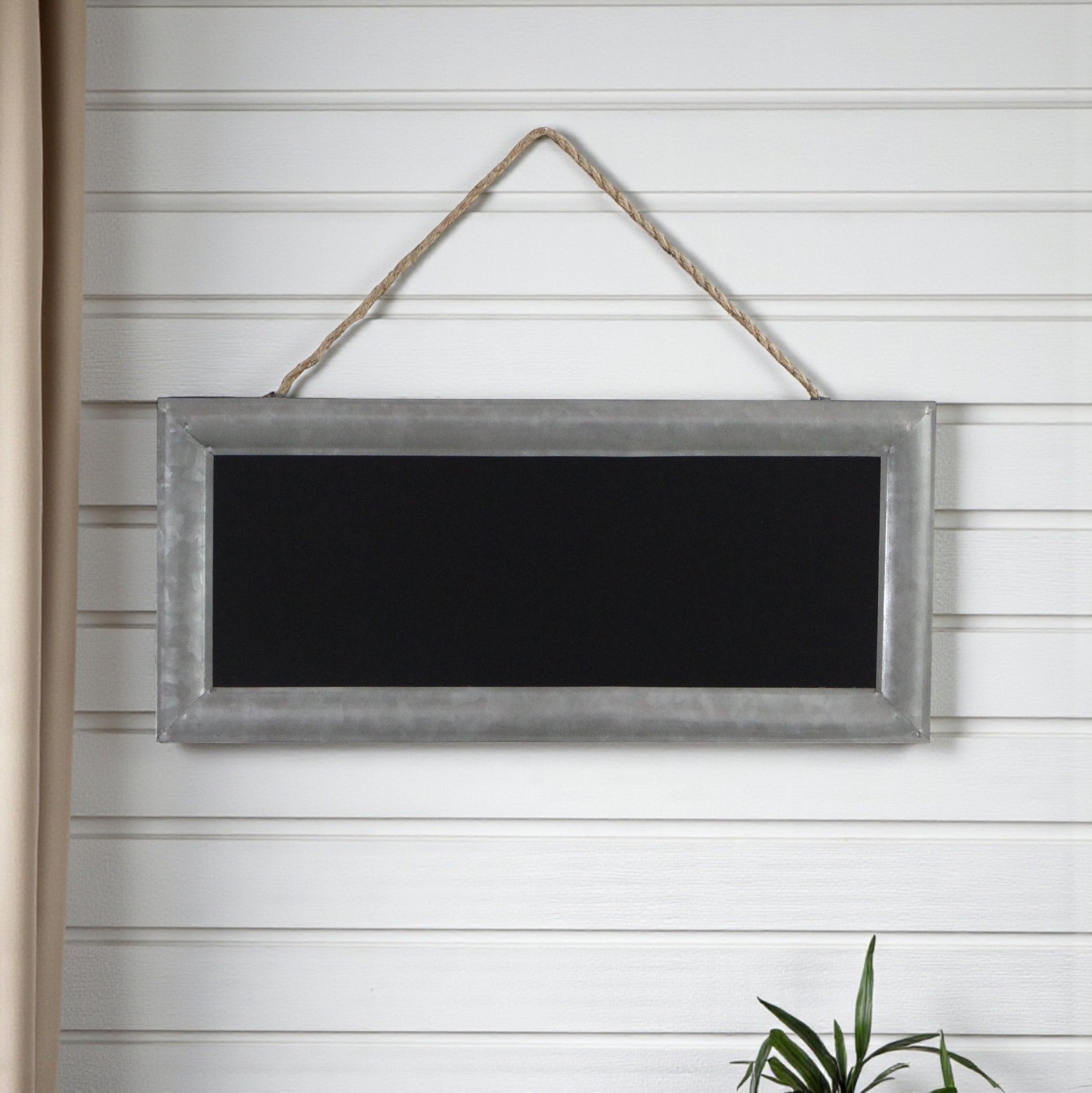 10 X 22 Gray Metal Hanging Chalkboard