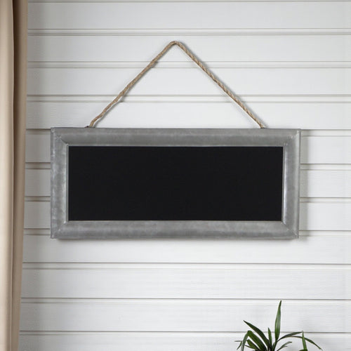 10 X 22 Gray Metal Hanging Chalkboard