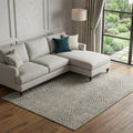 9 X 12 Coffee And Beige Geometric Washable Area Rug With UV Protection