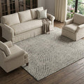 10 X 14 Coffee And Beige Geometric Washable Area Rug With UV Protection