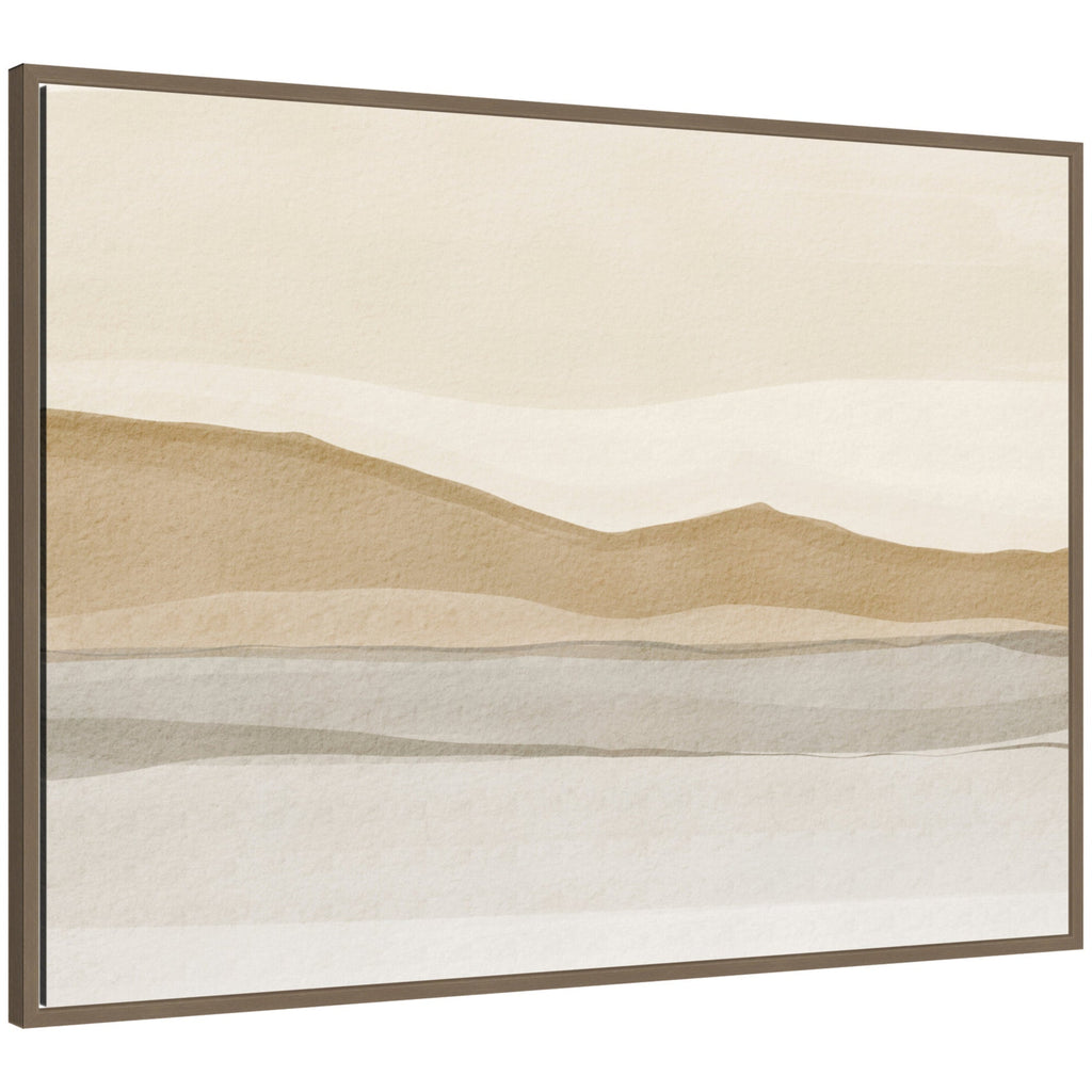 Muted Motion by Nikita Jariwala Framed Canvas Wall Art Print