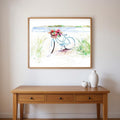 Set Of Two Summer Ride Brown Framed Wall Art