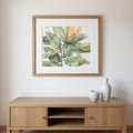 Set Of Two Plant Life Gold Framed Wall Art