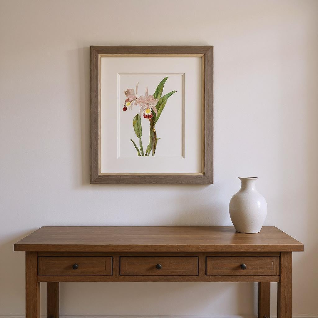 Set Of Two Floral Beauty I Silver Framed Wall Art
