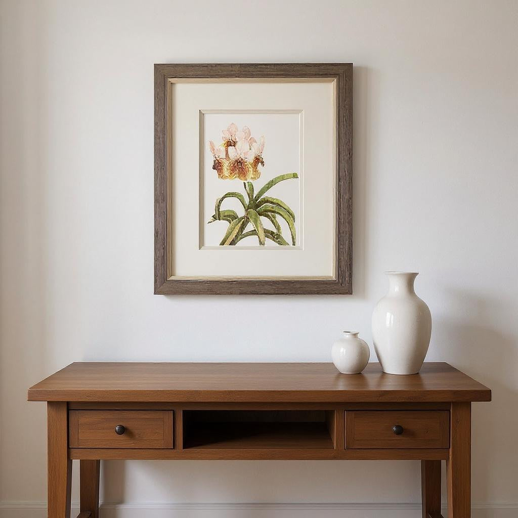 Set Of Two Floral Beauty II Silver Framed Wall Art