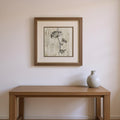 Set Of Two Sumi-e Silhouette I Silver Framed Wall Art