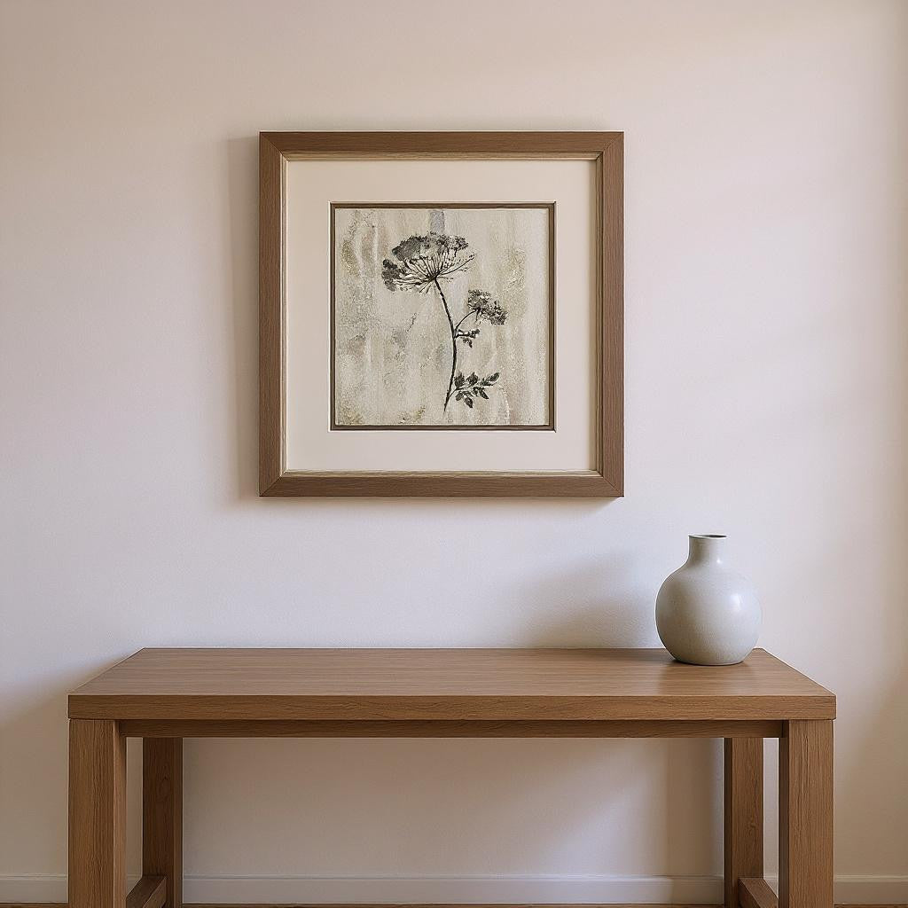 Set Of Two Sumi-e Silhouette I Silver Framed Wall Art