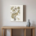 Set Of Two Gingko Accent Silver Framed Wall Art