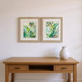Set Of Two Paradise Memory Brown Framed Wall Art