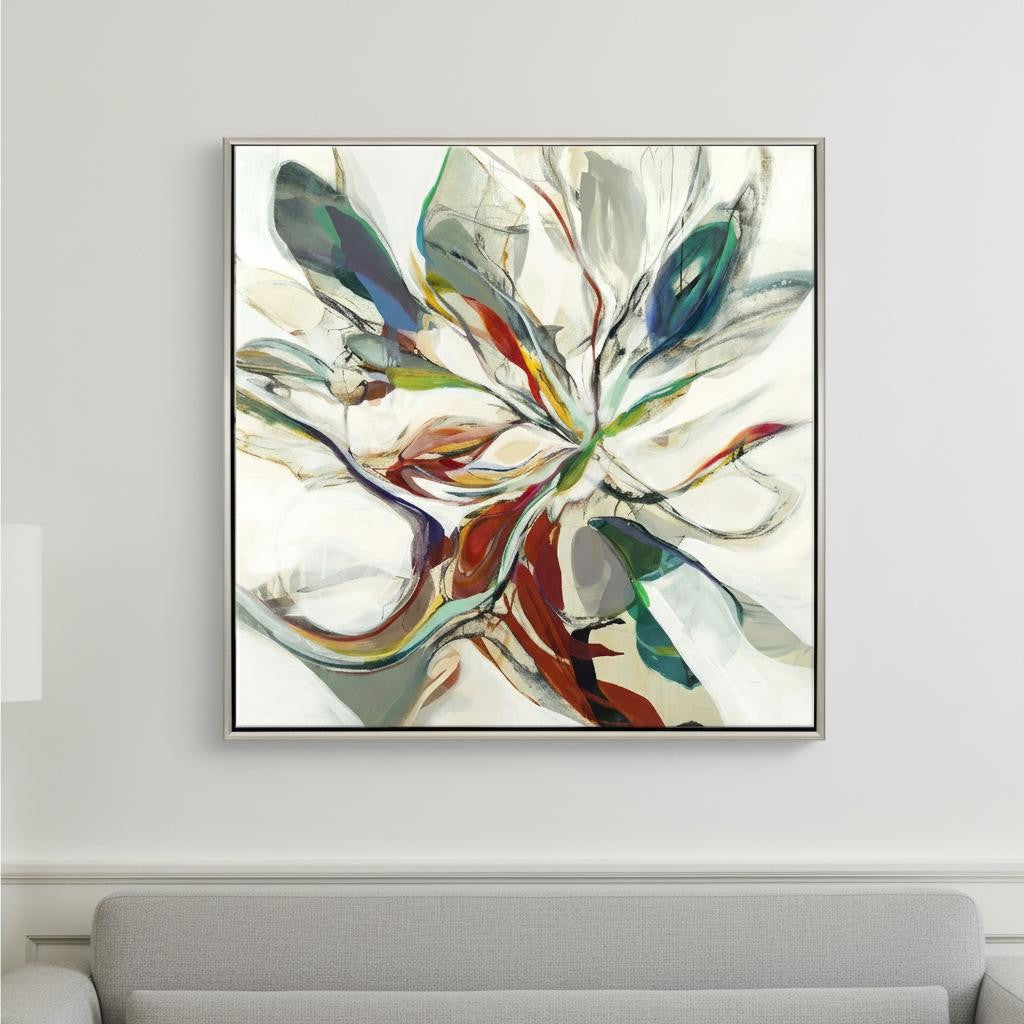 Halcyon Silver Floater Frame Wall Art