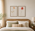 Set Of Two Wild Flourish II Gold Framed Wall Art
