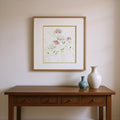 Set Of Two Soft Lace Gold Framed Wall Art