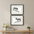 Set Of Two Stand By Me Black Framed Wall Art