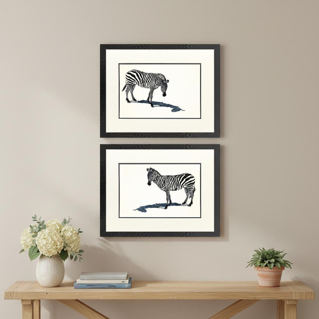 Set Of Two Stand By Me Black Framed Wall Art
