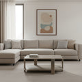 45 Natural Solid Wood Distressed Coffee Table With Shelf