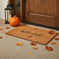 24 X 36 Brown And Natural Fall Hello Fall Outdoor Coir Door Mat