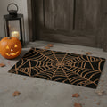 17 X 29 Black And Natural Halloween Halloween Outdoor Coir Door Mat