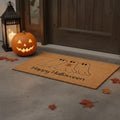 24 X 36 Black And Natural Halloween Halloween Happy Halloween Outdoor Coir Door Mat
