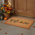 24 X 36 Natural And Brown Thanksgiving Welcome Outdoor Coir Door Mat