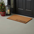 24 X 36 Brown Christmas Feliz Navidad Outdoor Coir Door Mat