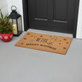 17 X 29 Brown And Black Christmas Dachshund Outdoor Coir Door Mat