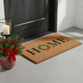 24 X 36 Brown And Green Christmas Home Outdoor Coir Door Mat