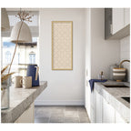 Pinboard Green Lattice Print