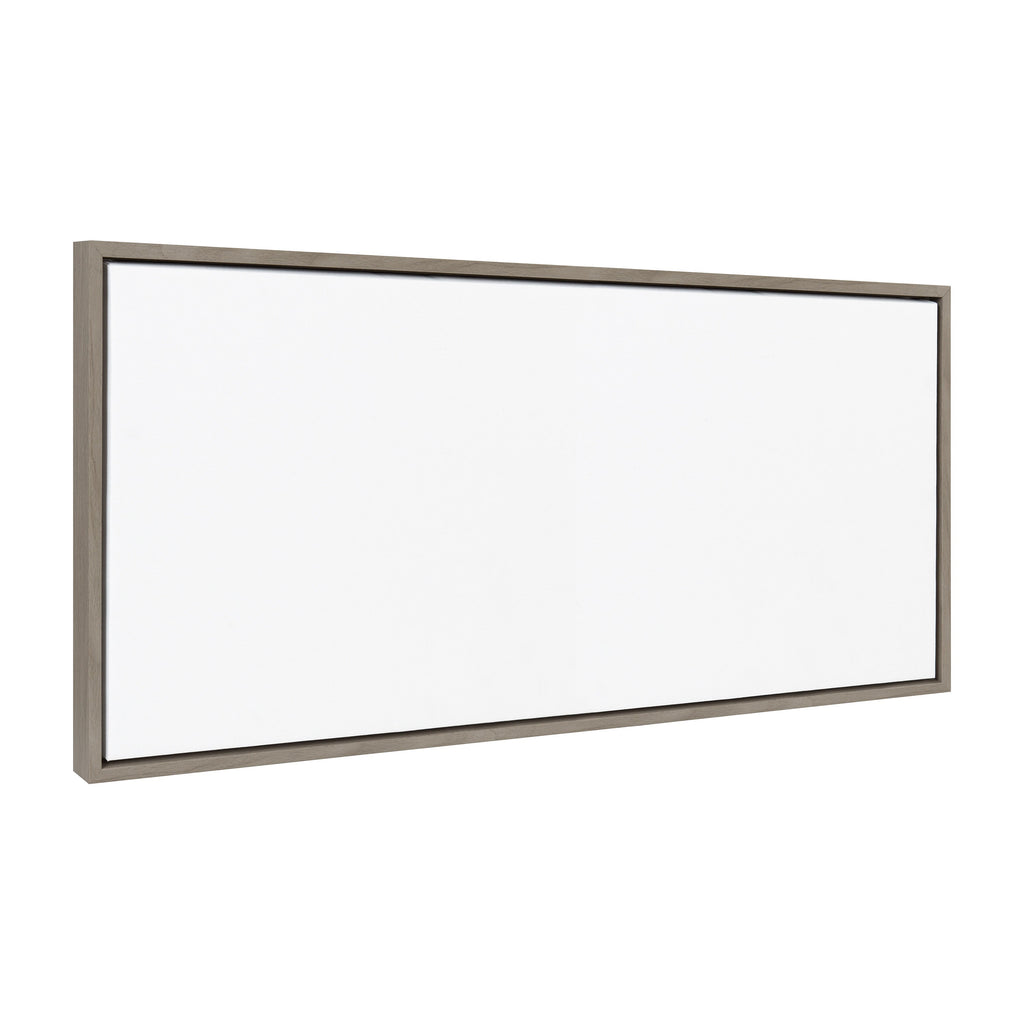 Sylvie Blank Framed Canvas 18x40