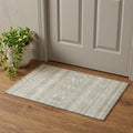 3 X 5 Khaki And Ivory Southwestern Washable Area Rug With UV Protection