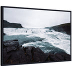 Sylvie Slated Waters Framed Canvas by Alicia Abla