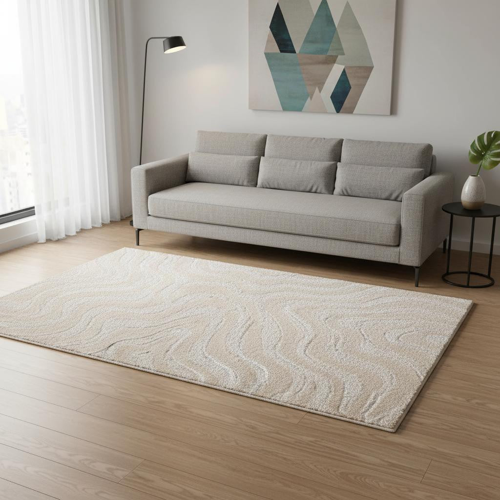 5 X 8 White Area Rug