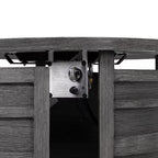 Darcy Aluminum Round Firepit Table